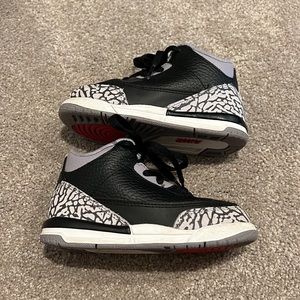 NIKE AIR JORDAN 3 RETRO OG “BLACK CEMENT” Toddler Size 8